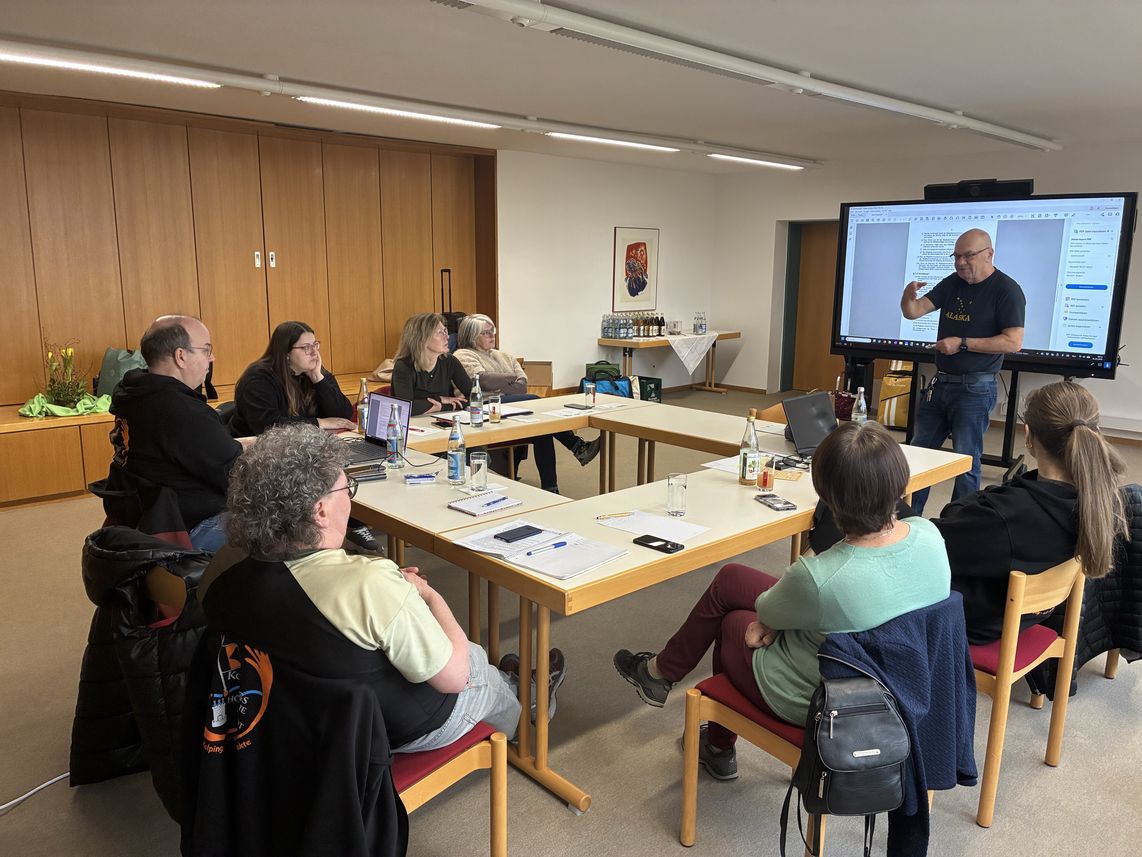 Immer fleißig bei der Arbeit